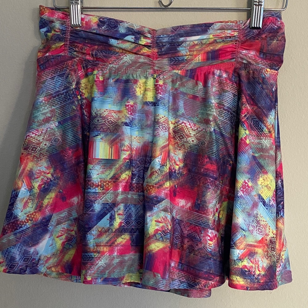 Colorful Abstract Tennis Skirt